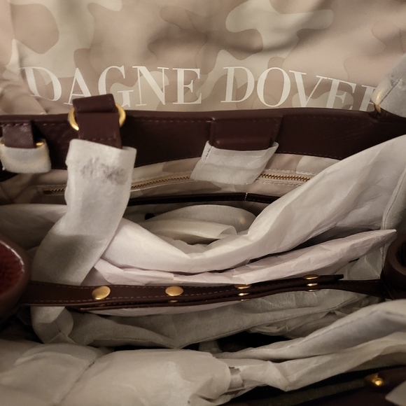 Dagne Dover Oxblood Allyn Tote Small - Picture 6 of 7